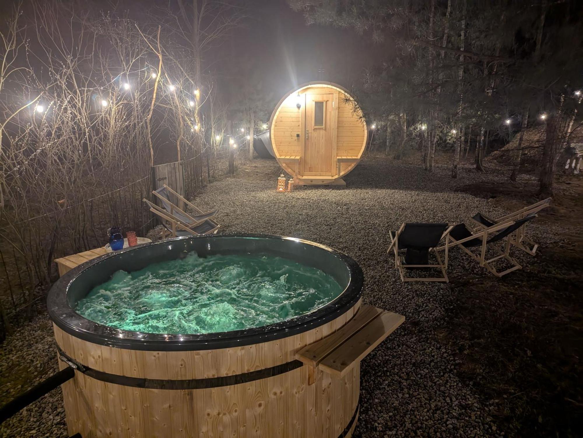 Forreset - Lesny Apartament, Sauna I Balia Jacuzzi Gietrzwald Bagian luar foto