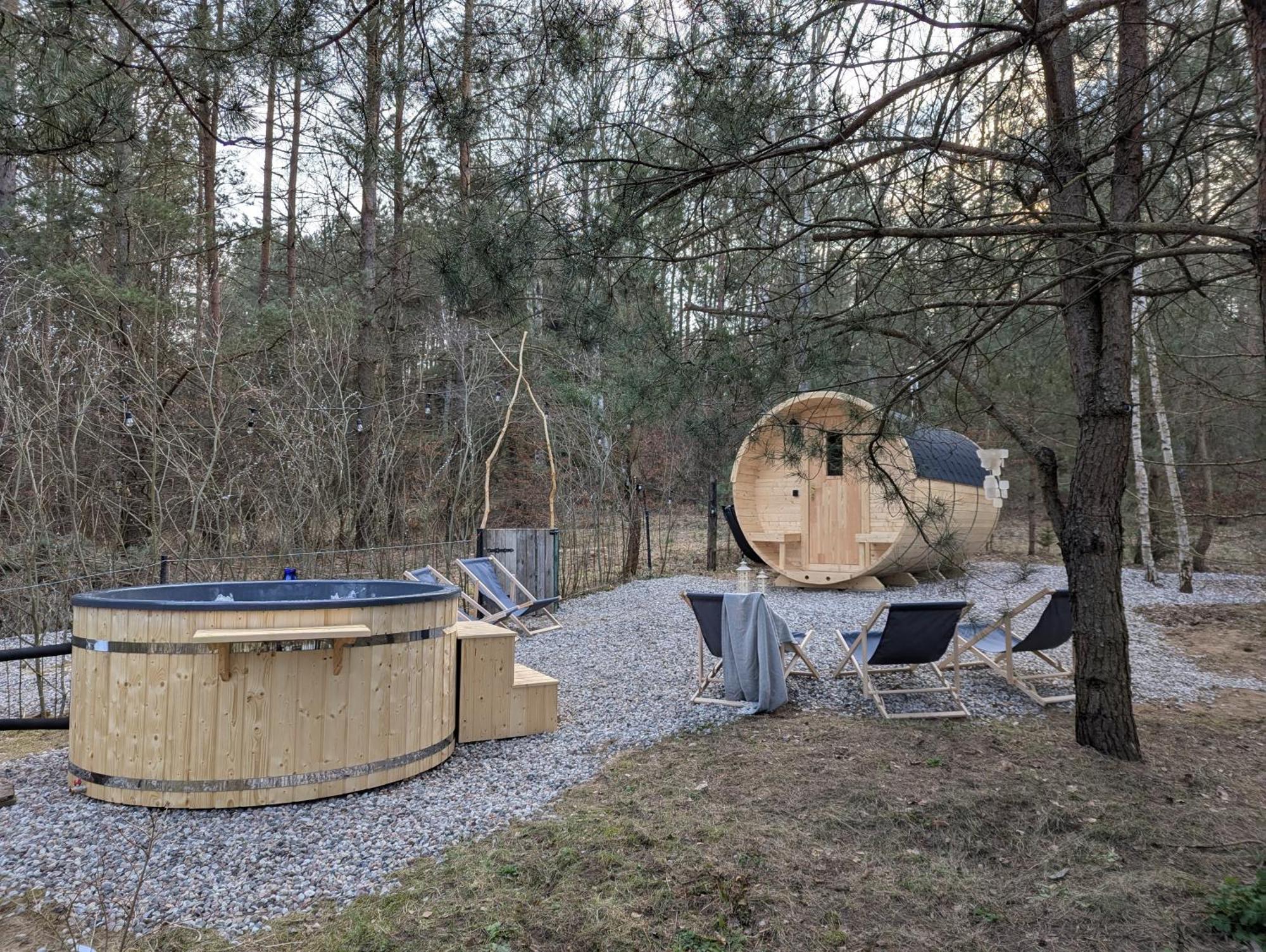 Forreset - Lesny Apartament, Sauna I Balia Jacuzzi Gietrzwald Bagian luar foto