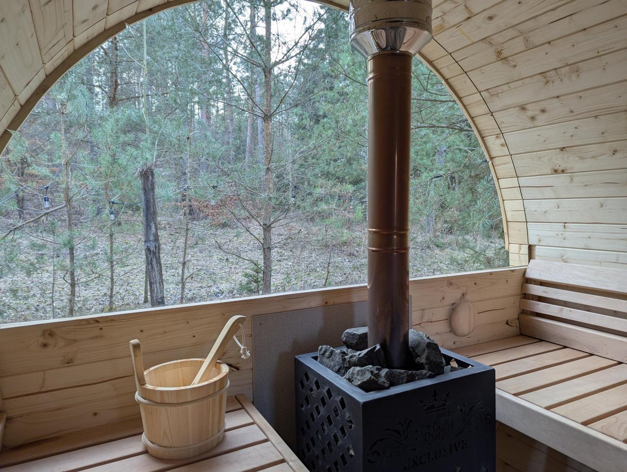 Forreset - Lesny Apartament, Sauna I Balia Jacuzzi Gietrzwald Bagian luar foto